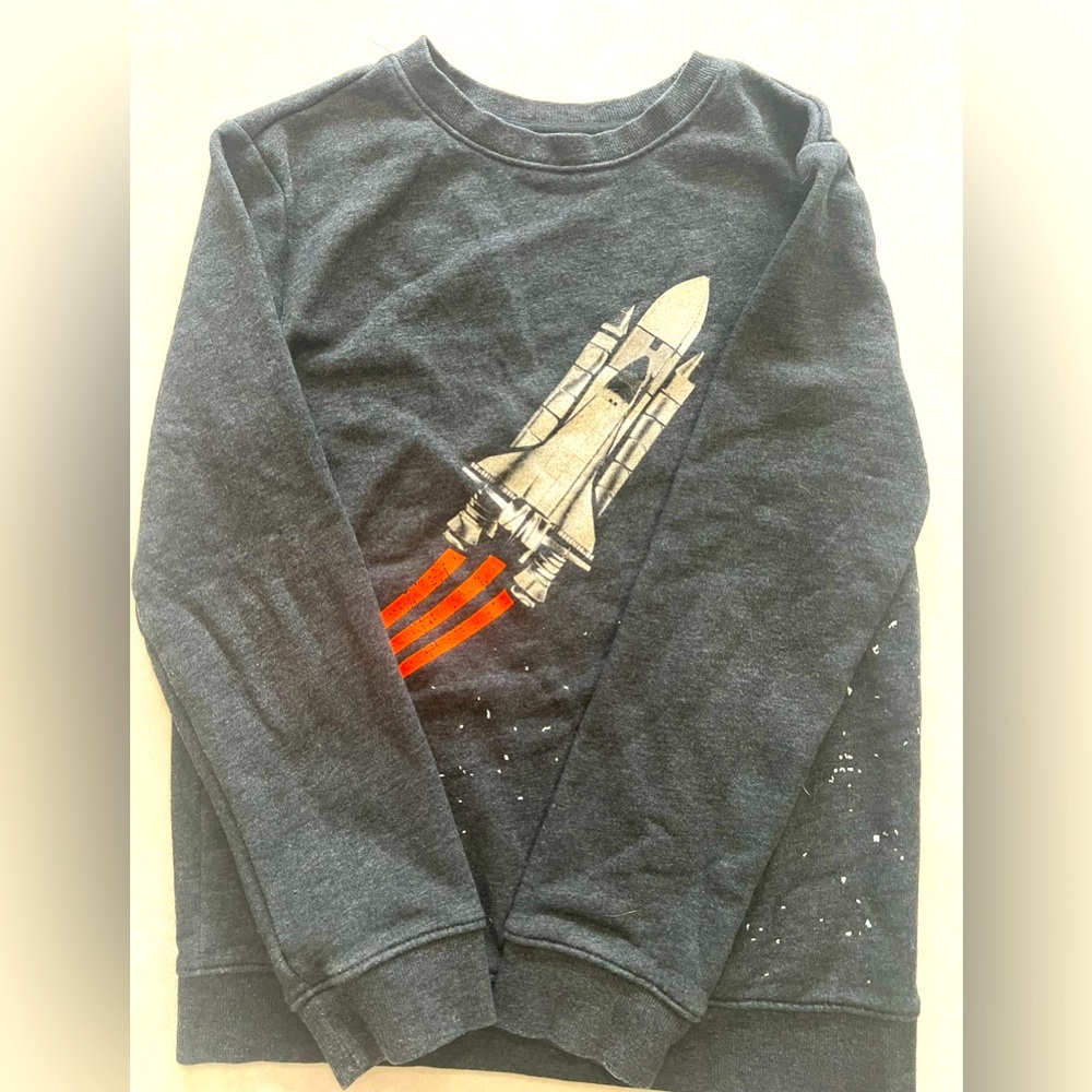 Warm, crew cut sweater.